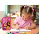 89094 Estuche escolar de Masha y el Oso de 3 cremalleras 43 piezas 