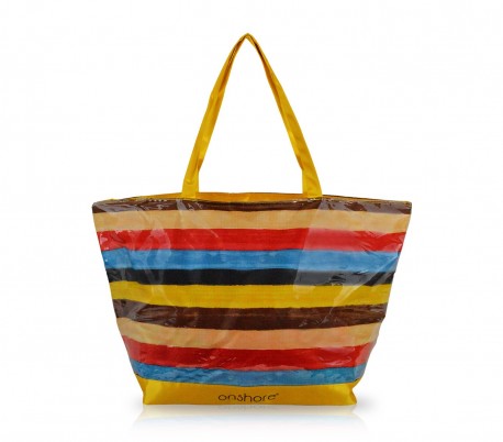 58227 Bolso de playa Onshore modelo Amira totalmente impermeable y a rayas