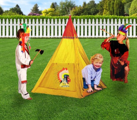167755 Tienda de juego de los indios 100x100x135 cm con sistema pop up Cigioki