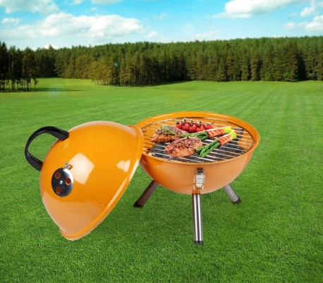 22658 Barbacoa mesa 30x46 cm BBQ COLLECTION agujeros tapa de ventilación