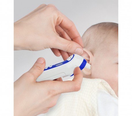 96321 Termómetro digital infrarrojo Telefunken 4 en 1 para niños y alimentos 