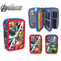 AV16109 Estuche de 3 cremalleras y 43 piezas de Los Vengadores AV16109 Estuche de 3 cremalleras y 43 piezas de Los Vengadores
