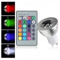 Foco LED RGB funcionamiento con control remoto no incluido 3w multicolor