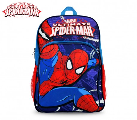 SP16102 Mochila escolar adaptable para carro de Spiderman 42x31x12 cm