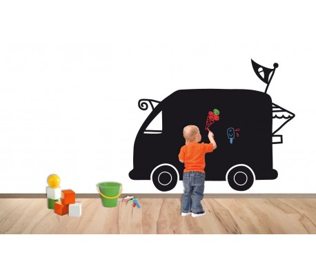 Pizarra adhesiva negra recortable de cualquier...