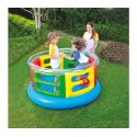 606936 Mini trampolín inflable para niños Fun 167x85 cm de 3 a 6 años