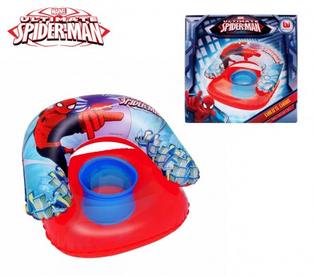 MWS2951 98008 Sillón inflable acuático para niños de Spiderman Bestway