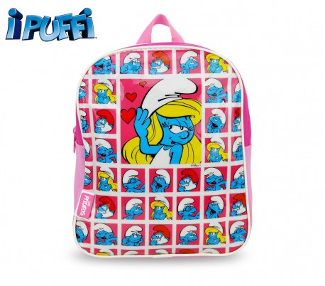 MWS2957 180464 Mochila escolar de primaria de Los Pitufos 22x28x7,5 cm