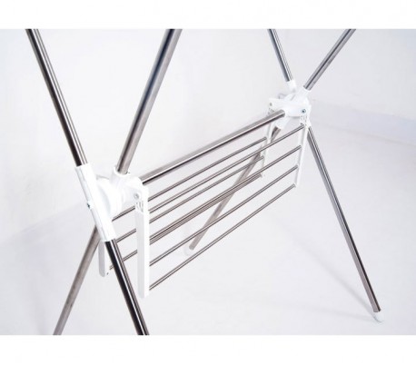 MWS2964 367137 Tendedero multifunción con soporte para perchas con cierre