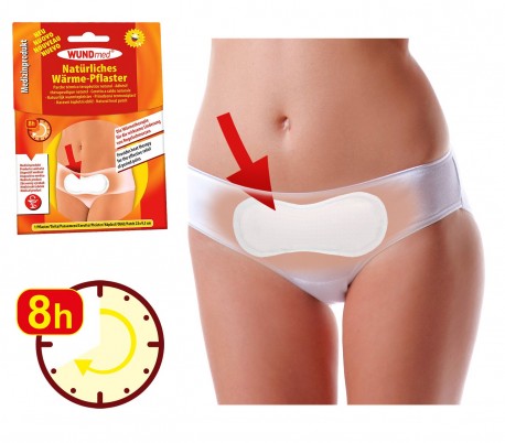 626732 Set 2 parches térmicos terapéuticos dolor menstrual 8 horas 