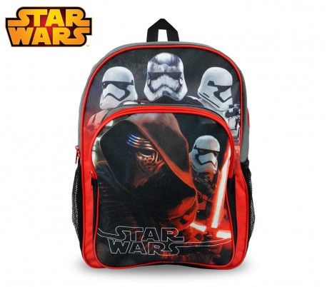 SR16102 Mochila escolar adapatable a carro de Star Wars 42x31x12