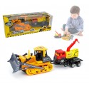 033743 Set de juego de construcción de caminones y excavadoras