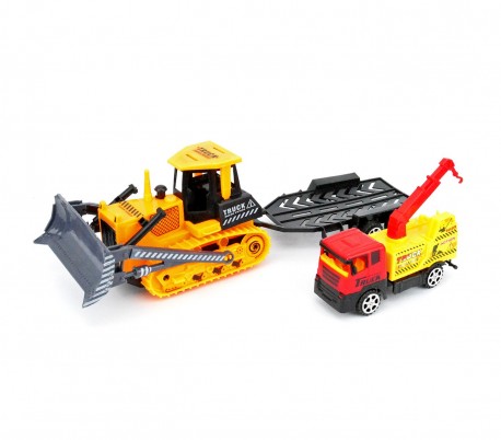 033743 Set de juego de construcción de caminones y excavadoras