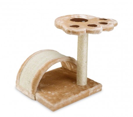 HK1074 Árbol de entrenamiento para gatos con columna en sisal y estanteria