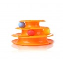  560021 Juego interactivo para gatos de torre circular con bolas giratorias