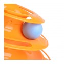  560021 Juego interactivo para gatos de torre circular con bolas giratorias
