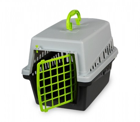 MWS3016 10570 Transportin rejilla plástico de 50 cm perros y gatos