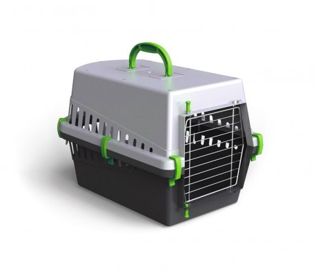 10571 Transportin con rejilla metálica de 50 cm para perros y gatos