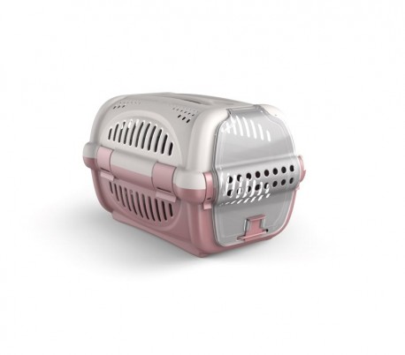 10569 Transportín de plástico modelo Rhino para perros y gatos de 51 cm