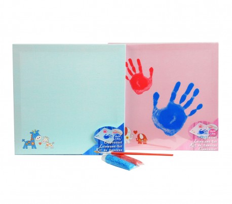 15951 Kit de pintura infantil para la huella de la mano 25x25x1,8 cm