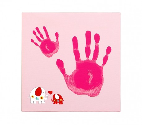 15951 Kit de pintura infantil para la huella de la mano 25x25x1,8 cm