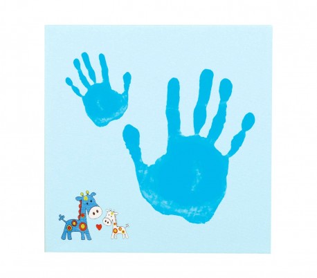 15951 Kit de pintura infantil para la huella de la mano 25x25x1,8 cm