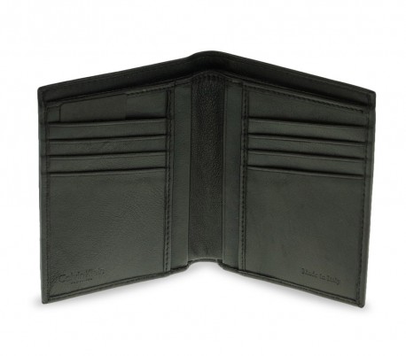 S02 Cartera negra CALVIN KLEIN en cuero