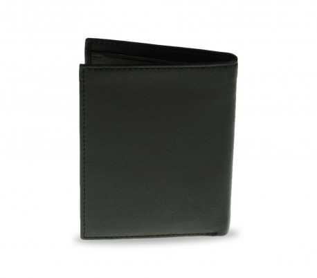 S02 Cartera negra CALVIN KLEIN en cuero