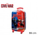 4721451 Trolley rígida de mano en ABS del Capitán América 55x33x20 cm 4721451 Trolley rígida de mano en ABS del Capitán América 55x33x20 cm