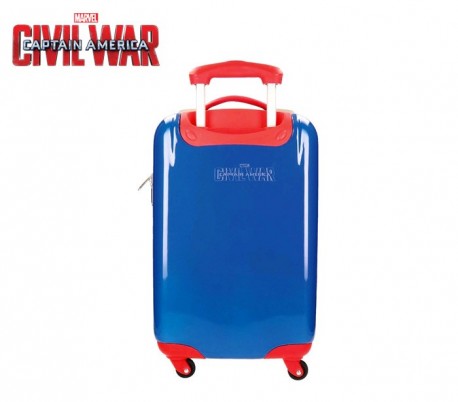 4721451 Trolley rígida de mano en ABS del Capitán América 55x33x20 cm