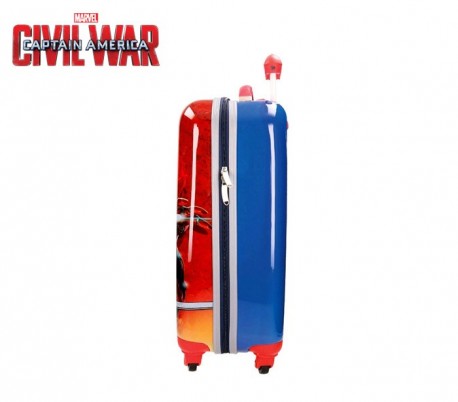 4721451 Trolley rígida de mano en ABS del Capitán América 55x33x20 cm