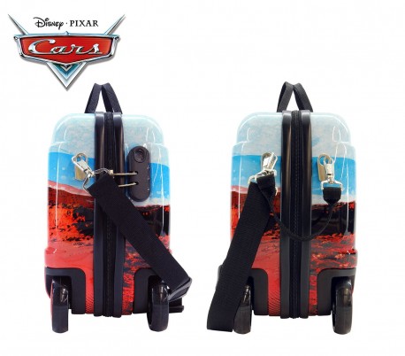 4441051 Trolley rígida cavalgable en ABS de Cars 41x34x20 cm