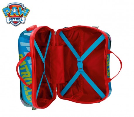4771051 Trolley rígida cavalgable en ABS de la Patrulla Canina 41x34x20 cm