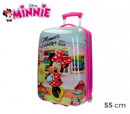 4751251 Trolley rígida de mano en ABS de Minnie Mouse 55x33x20 cm