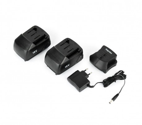 Taladro inalámbrico de 18V con doble batería de litio en maletin