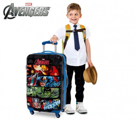 4411551 Trolley rígida de mano en ABS de Los Vengadores 67x42x24 cm