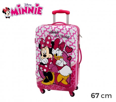 4491551 Trolley rígida de mano en ABS de Minnie&Daisy 67x42x24cm