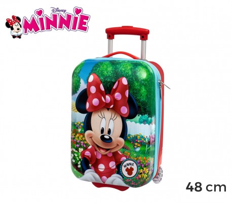 4421151 Trolley ràigida de mano en ABS de Minnie 48x30x20 cm