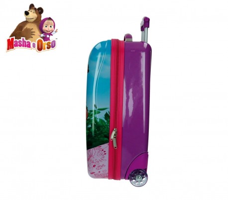 4731251 Trolley rígida de mano en ABS de Masha y el Oso 55x33x23 cm