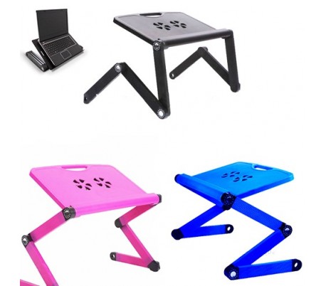 Mesa plegable para portátil o pc con ventilador refrigerante Mesa plegable para portátil o pc con ventilador refrigerante