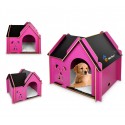 4M006 Caseta de perro modular para perros pequeños 49,5x51,5x54 cm