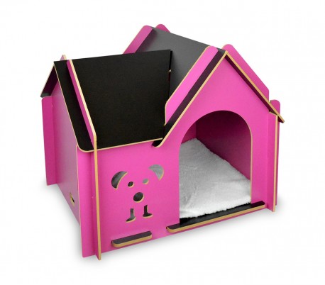 4M006 Caseta de perro modular para perros pequeños 49,5x51,5x54 cm