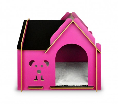 4M006 Caseta de perro modular para perros pequeños 49,5x51,5x54 cm