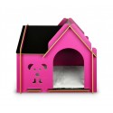 4M006 Caseta de perro modular para perros pequeños 49,5x51,5x54 cm