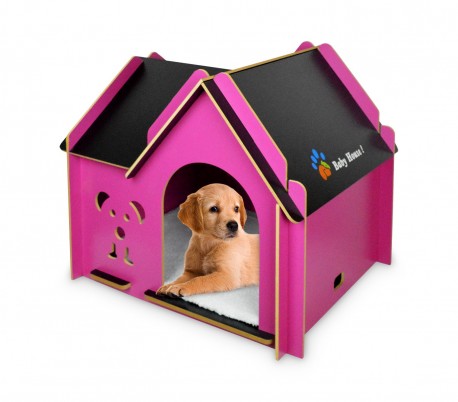 4M006 Caseta de perro modular para perros pequeños 49,5x51,5x54 cm