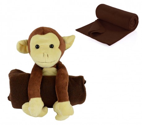 184615 Set de peluches y manta DOLLYSSIMI 100x75 cm