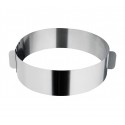 274088 Anillo de acero ajustable para tartas y pasteles de 16 a 30 cm