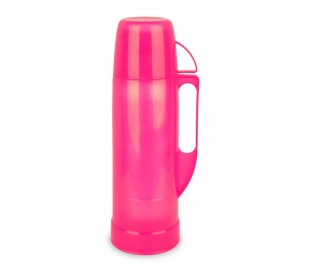 059166 Termo para bebidas WELKHOME recubierto de plástico de colores 1000 ml