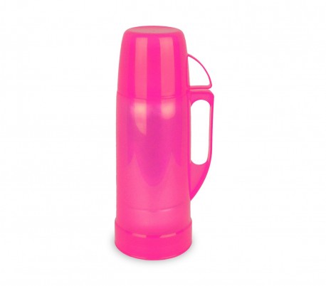 059166 Termo para bebidas WELKHOME recubierto de plástico de colores 1000 ml