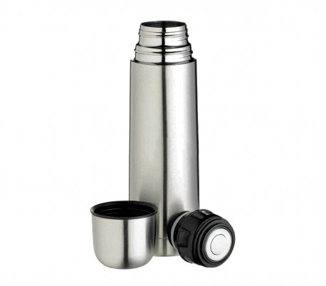 510427 Termo de acero inoxidable WLEKHOME con cierre de tapón de 1000 ml